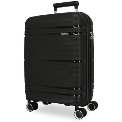 ROLL ROAD Universe Valigia da cabina nera 39 x 55 x 21 cm Rigida 2,4 kg Chiusura TSA Polipropilene 2,4 kg 37 L Bagaglio a mano, Nero, Taglia unica, Valigia cabina ROLL ROAD Universe Valigia da cabina nera 39 x 55 x 21 cm Rigida 2,4 kg Chiusura TSA Polipropilene 2,4 kg 37 L Bagaglio a mano, Nero, Taglia unica, Valigia cabina
