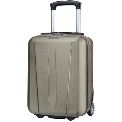 PUCCINI Valigetta rigida Parigi, bagaglio a mano, leggera, con 4 ruote, S-M-L-XL, Colore champagne, L, Valigia media PUCCINI Valigetta rigida Parigi, bagaglio a mano, leggera, con 4 ruote, S-M-L-XL, Colore champagne, L, Valigia media