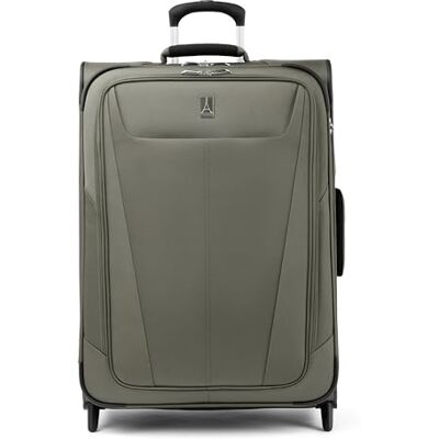 Travelpro Maxlite 5 Valigia Rollaboard espandibile da 66 cm, Maxlite 5 da 66 cm, Verde ardesia., Checked-Medium 26-Inch, Maxlite 5 Softside Valigia verticale leggera ed espandibile Travelpro Maxlite 5 Valigia Rollaboard espandibile da 66 cm, Maxlite 5 da 66 cm, Verde ardesia., Checked-Medium 26-Inch, Maxlite 5 Softside Valigia verticale leggera ed espandibile