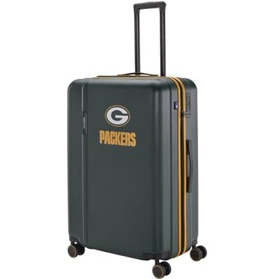 travelite NFL Valigia Rigida Green Bay Packers Taglia L, valigia grande da viaggio con lucchetto TSA, trolley ABS con 4 doppie ruote, 51 x 76 x 30,5 cm, 4,4 kg, 103 L travelite NFL Valigia Rigida Green Bay Packers Taglia L, valigia grande da viaggio con lucchetto TSA, trolley ABS con 4 doppie ruote, 51 x 76 x 30,5 cm, 4,4 kg, 103 L