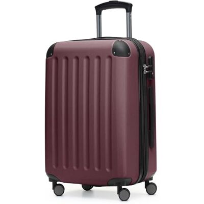 Hauptstadtkoffer Spree Bagaglio a mano Valigia Trolley da Cabina rigido TSA ABS 4 ruote, 55 cm, 42 litres, Borgogna Hauptstadtkoffer Spree Bagaglio a mano Valigia Trolley da Cabina rigido TSA ABS 4 ruote, 55 cm, 42 litres, Borgogna
