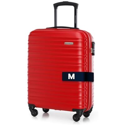 WITTCHEN Valigia da Cabina Trolley Bagaglio a Mano Valigia a rotelle piccola Trolley guscio duro ABS 4 ruote spinner Serratura a combinazione Maniglia telescopica Groove Line rosso Ryanair/ITA Airways WITTCHEN Valigia da Cabina Trolley Bagaglio a Mano Valigia a rotelle piccola Trolley guscio duro ABS 4 ruote spinner Serratura a combinazione Maniglia telescopica Groove Line rosso Ryanair/ITA Airways