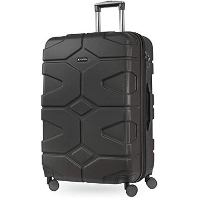 Hauptstadtkoffer X-Kölln Valigia da viaggio espandibile rigida e legera, grande 76 cm, Trolley ABS, TSA, 107-120 litri, Grafite Hauptstadtkoffer X-Kölln Valigia da viaggio espandibile rigida e legera, grande 76 cm, Trolley ABS, TSA, 107-120 litri, Grafite
