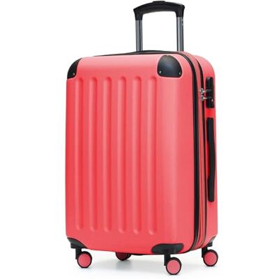 Hauptstadtkoffer SPREE Bagaglio a mano, Valigia rigida, Trolley espandibile, 4 ruote doppie, TSA, 55 cm, 42 litri, Coral Hauptstadtkoffer SPREE Bagaglio a mano, Valigia rigida, Trolley espandibile, 4 ruote doppie, TSA, 55 cm, 42 litri, Coral