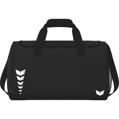 Erima Borsa sportiva moderna Intro () Unisex Adulto, nero, S Erima Borsa sportiva moderna Intro () Unisex Adulto, nero, S