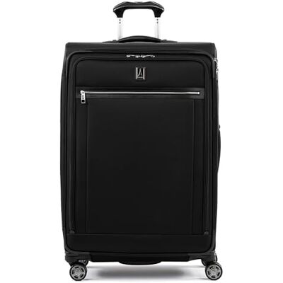 Travelpro Crew 11 50 "Porta abiti Valigie, Nero (shadow black), Checked-Large 29-Inch, Platinum Elite Softside Trolley espandibile con ruote girevoli Travelpro Crew 11 50 "Porta abiti Valigie, Nero (shadow black), Checked-Large 29-Inch, Platinum Elite Softside Trolley espandibile con ruote girevoli