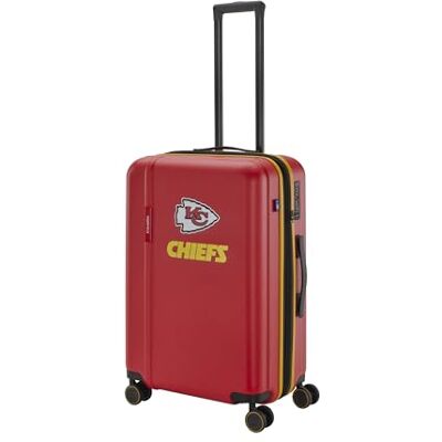 travelite NFL Valigia Rigida Kansas City Chiefs Taglia M, espandibile, trolley ABS con lucchetto TSA e 4 doppie ruote, 45 x 67 x 26,5–30 cm, 3,9 kg, 69–80 L travelite NFL Valigia Rigida Kansas City Chiefs Taglia M, espandibile, trolley ABS con lucchetto TSA e 4 doppie ruote, 45 x 67 x 26,5–30 cm, 3,9 kg, 69–80 L