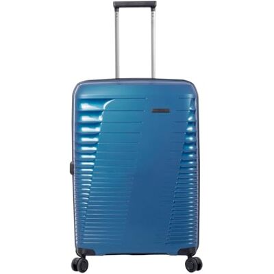 Totto Valigia rigida Traveller Valigia media Poseidon Colore blu Sistema espandibile Sistema TSA Fodera in poliestere Totto Valigia rigida Traveller Valigia media Poseidon Colore blu Sistema espandibile Sistema TSA Fodera in poliestere