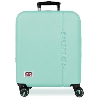 Pepe Jeans Aris Blu Turchese Valigia da Cabina 40x55x20 cm Rigido ABS Chiusura a Combinazione Integrata 37L 2.6kg 4 Doppie Ruote Bagaglio a Mano di Joumma Bags Pepe Jeans Aris Blu Turchese Valigia da Cabina 40x55x20 cm Rigido ABS Chiusura a Combinazione Integrata 37L 2.6kg 4 Doppie Ruote Bagaglio a Mano di Joumma Bags