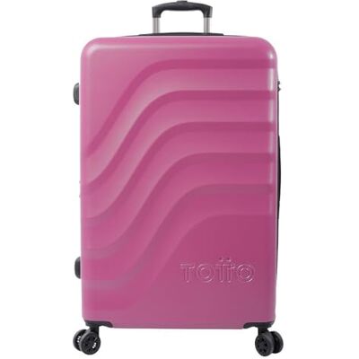 Totto Valigia Trolley Grande Bazy+ in Rosa Scuro: la Compagna Ideale per i tuoi Lunghi Viaggi. Totto Valigia Trolley Grande Bazy+ in Rosa Scuro: la Compagna Ideale per i tuoi Lunghi Viaggi.