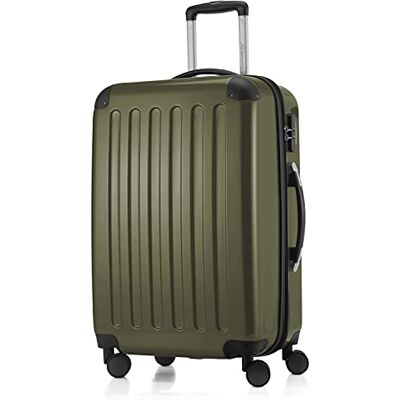 Hauptstadtkoffer ALEX Valigia rigida, Trolley espandibile, Bagaglio con 4 ruote doppie, 65 cm, 74 litri, Avocado Hauptstadtkoffer ALEX Valigia rigida, Trolley espandibile, Bagaglio con 4 ruote doppie, 65 cm, 74 litri, Avocado