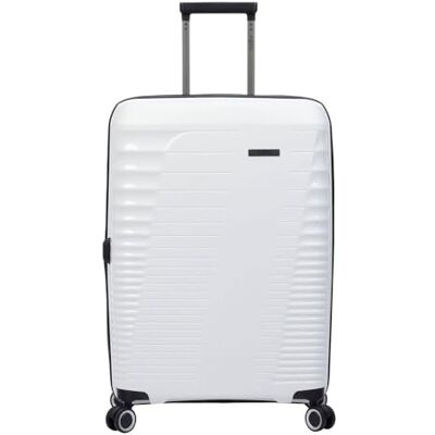 Totto Valigia Rigida Media, Modello Traveller, 45,5 x 66 x 3,5 cm, Capacità 82 L, Espandibile, Ruote 360º, Maniglia Telescopica, Cinghie di Compressione Interne, Lucchetto TSA, Colore Bianco Totto Valigia Rigida Media, Modello Traveller, 45,5 x 66 x 3,5 cm, Capacità 82 L, Espandibile, Ruote 360º, Maniglia Telescopica, Cinghie di Compressione Interne, Lucchetto TSA, Colore Bianco