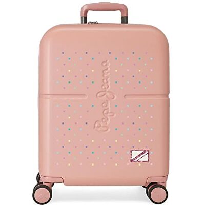 Pepe Jeans Carina Valigia Cabina Rosa 40x55x20 cm ABS Rigido Chiusura TSA Integrata 37L 2,74 kg 4 Doppie Ruote Bagaglio a Mano Estensibile Pepe Jeans Carina Valigia Cabina Rosa 40x55x20 cm ABS Rigido Chiusura TSA Integrata 37L 2,74 kg 4 Doppie Ruote Bagaglio a Mano Estensibile