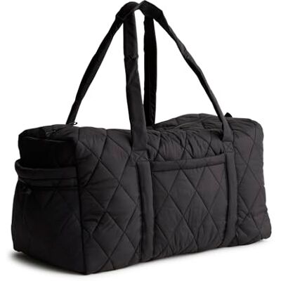 Vera Bradley Borsone da donna in nylon grande originale, Notte senza luna, Taglia unica, Borsone originale in nylon Vera Bradley Borsone da donna in nylon grande originale, Notte senza luna, Taglia unica, Borsone originale in nylon