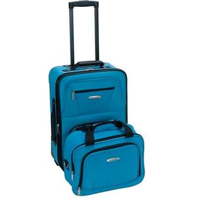 Rockland Set bagagli alla moda Softside, Pinkleopard, 51 in, Set di valigie Rockland Set bagagli alla moda Softside, Pinkleopard, 51 in, Set di valigie