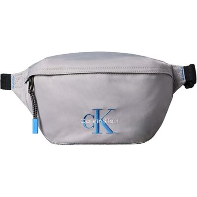 Calvin Klein Uomo Marsupio Bold con Logo, Grigio (Cloudburst), Taglia Unica Calvin Klein Uomo Marsupio Bold con Logo, Grigio (Cloudburst), Taglia Unica