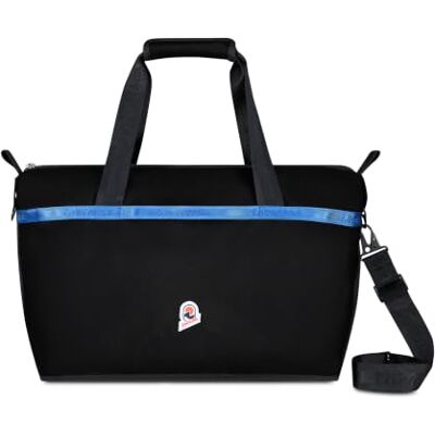 Invicta Borsa da Viaggio Velba Urban Uomo Donna 25 L,Nero, Borsa Sottosedile con Tracolla Regolabile e Removibile, 30 x 40 x 20 cm Invicta Borsa da Viaggio Velba Urban Uomo Donna 25 L,Nero, Borsa Sottosedile con Tracolla Regolabile e Removibile, 30 x 40 x 20 cm