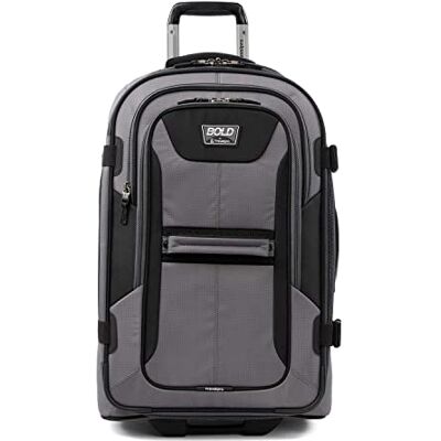 Travelpro Tpro Bold 2.0 Rullo espandibile da 63 cm, Grigio/nero, Checked-Medium 25-Inch, Bold Bagaglio verticale espandibile Rollaboard Softside Travelpro Tpro Bold 2.0 Rullo espandibile da 63 cm, Grigio/nero, Checked-Medium 25-Inch, Bold Bagaglio verticale espandibile Rollaboard Softside