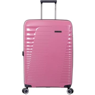Totto Valigia rigida Traveller Valigia media Deco rose Colore rosa Sistema espandibile Sistema TSA Fodera in poliestere Totto Valigia rigida Traveller Valigia media Deco rose Colore rosa Sistema espandibile Sistema TSA Fodera in poliestere