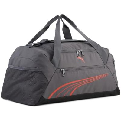 Puma borsa sportiva Fundamental Sports Bag Moody Gray grigio Puma borsa sportiva Fundamental Sports Bag Moody Gray grigio