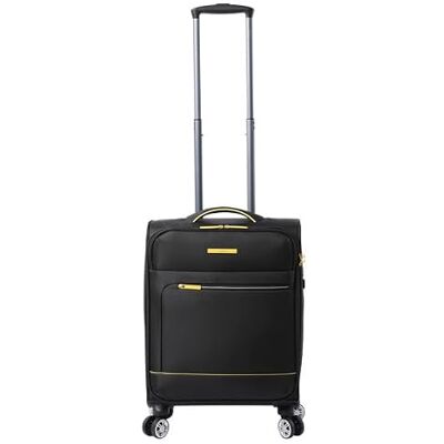 Totto Valigia Trolley da Cabina, Modello Leggero, Valigia da Cabina, Capacità 37 L, Tasche ad Accesso Rapido, Doppie Ruote Girevoli a 360º, Maniglia Telescopica, Cinghie Interne, Lucchetto TSA, Nero Totto Valigia Trolley da Cabina, Modello Leggero, Valigia da Cabina, Capacità 37 L, Tasche ad Accesso Rapido, Doppie Ruote Girevoli a 360º, Maniglia Telescopica, Cinghie Interne, Lucchetto TSA, Nero