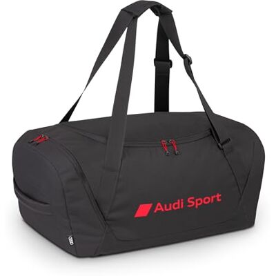 Audi collection Audi Borsa sportiva con scritta Audi Sport, colore: Nero Audi collection Audi Borsa sportiva con scritta Audi Sport, colore: Nero