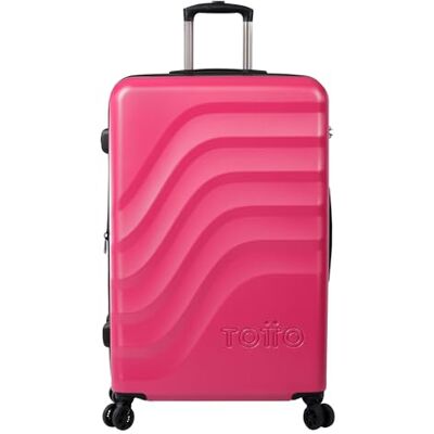 Totto Valigia rigida espandibile Brazy+ Valigia grande Deco rose Colore rosa Bagaglio a mano Sistema espandibile Sistema TSA Fodera in poliestere Totto Valigia rigida espandibile Brazy+ Valigia grande Deco rose Colore rosa Bagaglio a mano Sistema espandibile Sistema TSA Fodera in poliestere