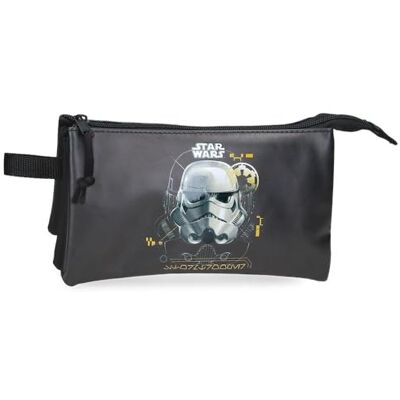 Star Wars Joumma Storm Trooper Astuccio Triplo Nero 22x12x5 cm PVC Star Wars Joumma Storm Trooper Astuccio Triplo Nero 22x12x5 cm PVC