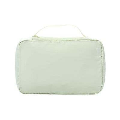 Totto Beauty case da viaggio da appendere, organizer per trucchi, beauty case da viaggio, organizer in rete elastica per barattoli, tasca in rete con cerniera, facile da pulire, verde Totto Beauty case da viaggio da appendere, organizer per trucchi, beauty case da viaggio, organizer in rete elastica per barattoli, tasca in rete con cerniera, facile da pulire, verde