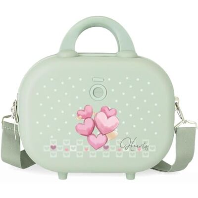 Enso Hearts valigia verde rigida, 3,16 kg, chiusura TSA, ABS, capacità 37 L, estensibile, bagaglio a mano. Enso Hearts valigia verde rigida, 3,16 kg, chiusura TSA, ABS, capacità 37 L, estensibile, bagaglio a mano.