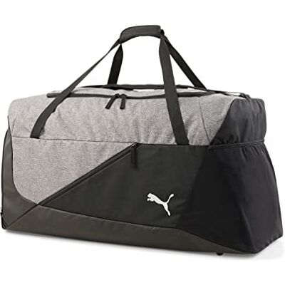 Puma Finale di Squadra S, Borsa Sportiva Unisex-Adulto, Nero-Medio Grigio Erica, Taglia Unica Puma Finale di Squadra S, Borsa Sportiva Unisex-Adulto, Nero-Medio Grigio Erica, Taglia Unica