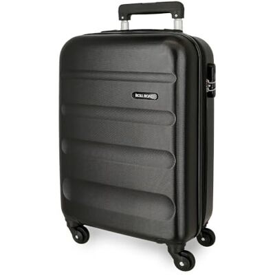 ROLL ROAD Flex Valigia da cabina nera 35 x 55 x 20 cm bagaglio a mano Air Europa rigida ABS Chiusura a combinazione laterale 33 l 2,78 kg 4 ruote doppie bagaglio a mano, Nero , Taglia unica, Valigia ROLL ROAD Flex Valigia da cabina nera 35 x 55 x 20 cm bagaglio a mano Air Europa rigida ABS Chiusura a combinazione laterale 33 l 2,78 kg 4 ruote doppie bagaglio a mano, Nero , Taglia unica, Valigia