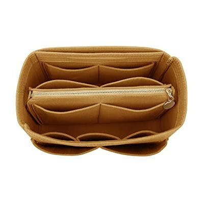 LEXSION Organizer per borsa in feltro con cerniera per borsa da trasporto Speedy Neverfull PM MM Marrone Slender Large LEXSION Organizer per borsa in feltro con cerniera per borsa da trasporto Speedy Neverfull PM MM Marrone Slender Large