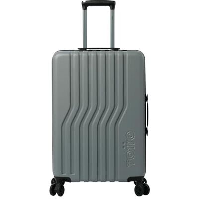 Totto Valigetta rigida media, modello Nomad M, 40 x 56 x 24 cm, capacità 53 l, resistente agli urti, ruote doppie a 360°, maniglia telescopica, cinghie interne, lucchetto a 3 cifre, colore monument Totto Valigetta rigida media, modello Nomad M, 40 x 56 x 24 cm, capacità 53 l, resistente agli urti, ruote doppie a 360°, maniglia telescopica, cinghie interne, lucchetto a 3 cifre, colore monument