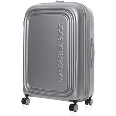 Mandarina Duck Logoduck + Trolley Exp, Bagagli Valigia Unisex, Argento (Silver), 49x75x31 34 LxHxW Mandarina Duck Logoduck + Trolley Exp, Bagagli Valigia Unisex, Argento (Silver), 49x75x31 34 LxHxW