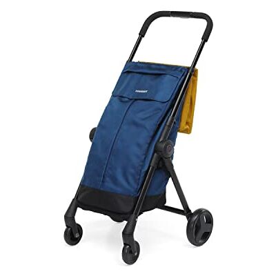 Foppapedretti Go Fast Carrello Portaspesa Pieghevole, Ocean Foppapedretti Go Fast Carrello Portaspesa Pieghevole, Ocean