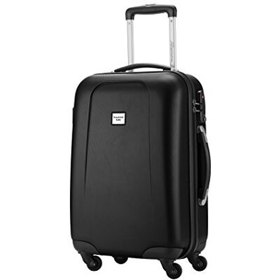 Hauptstadtkoffer Wedding Bagaglio a mano Valigia Trolley da Cabina rigido TSA ABS 4 ruote, 55 cm, 42 litri, Nero Hauptstadtkoffer Wedding Bagaglio a mano Valigia Trolley da Cabina rigido TSA ABS 4 ruote, 55 cm, 42 litri, Nero