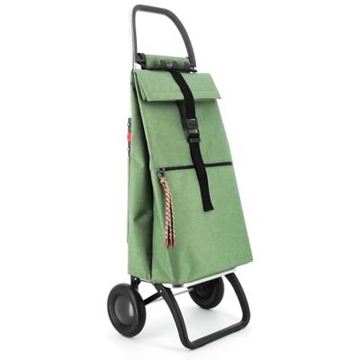 Rolser Carrello Portaspesa Big Tweed 2 Ruote Pieghevole Verde Rolser Carrello Portaspesa Big Tweed 2 Ruote Pieghevole Verde