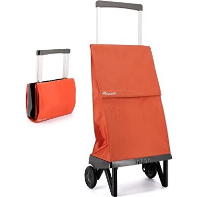 Rolser Carrello Portaspesa Plegamatic MF Pieghevole 2 Ruote Arancione Rolser Carrello Portaspesa Plegamatic MF Pieghevole 2 Ruote Arancione