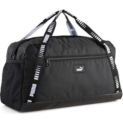 Puma borsa sportiva Phase Tape Sports Bag Black nero Puma borsa sportiva Phase Tape Sports Bag Black nero