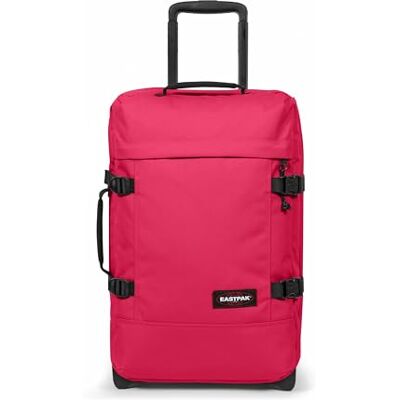 Eastpak Tranverz S Trolley Cabina 42L (51 x 32,5 x 24 cm), valigia bagaglio a mano con ruote, resistente e leggera, doppio scomparto, manico telescopico e TSA lock SAFFRON RED Eastpak Tranverz S Trolley Cabina 42L (51 x 32,5 x 24 cm), valigia bagaglio a mano con ruote, resistente e leggera, doppio scomparto, manico telescopico e TSA lock SAFFRON RED