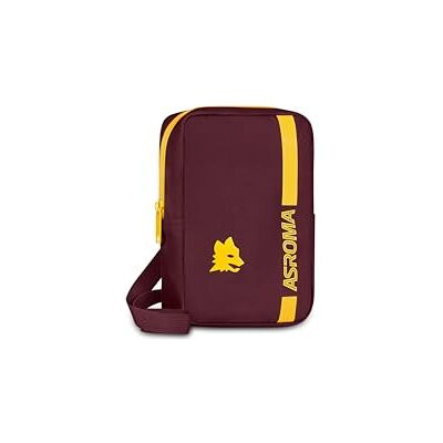 Seven Borsa a tracolla Roma, Rosso, Tracolla regolabile, Apertura con zip, Tasca posteriore con zip, Per bambini, Ragazzi e adulti, Viaggi, Calcio, Prodotto ufficiale Seven Borsa a tracolla Roma, Rosso, Tracolla regolabile, Apertura con zip, Tasca posteriore con zip, Per bambini, Ragazzi e adulti, Viaggi, Calcio, Prodotto ufficiale
