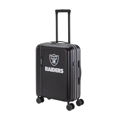 travelite NFL Trolley Rigido Bagaglio a Mano Las Vegas Raiders, 40 x 55 x 20 cm, trolley ABS conforme Lufthansa, Eurowings, valigia cabina con lucchetto TSA e 4 doppie ruote, 2,8 kg, 36 L travelite NFL Trolley Rigido Bagaglio a Mano Las Vegas Raiders, 40 x 55 x 20 cm, trolley ABS conforme Lufthansa, Eurowings, valigia cabina con lucchetto TSA e 4 doppie ruote, 2,8 kg, 36 L