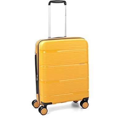 Roncato R-LITE Trolley bagaglio a mano 55x40x20/23 cm Espandibile Giallo Roncato R-LITE Trolley bagaglio a mano 55x40x20/23 cm Espandibile Giallo