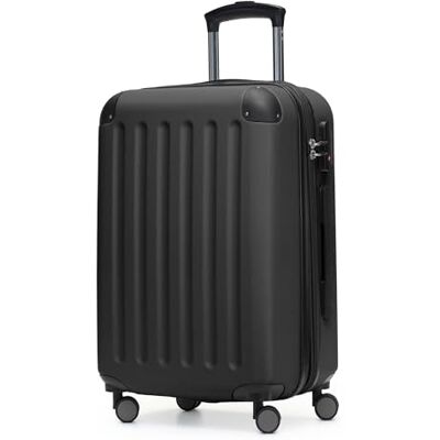 Hauptstadtkoffer Spree Bagaglio a mano Valigia Trolley da Cabina rigido TSA ABS 4 ruote, 55 cm, 42 litres, Nero Hauptstadtkoffer Spree Bagaglio a mano Valigia Trolley da Cabina rigido TSA ABS 4 ruote, 55 cm, 42 litres, Nero