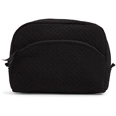 Vera Bradley Grande borsa organizer per trucchi in microfibra, Nero, Taglia unica, Grande borsa organizer per trucchi in microfibra Vera Bradley Grande borsa organizer per trucchi in microfibra, Nero, Taglia unica, Grande borsa organizer per trucchi in microfibra
