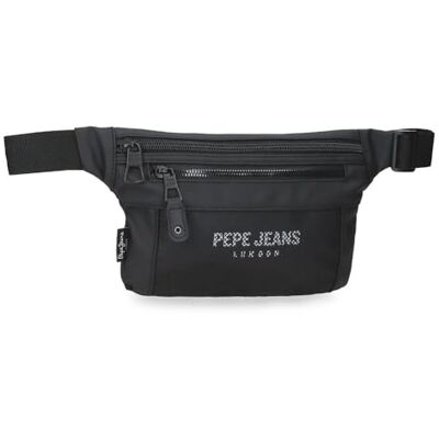 Pepe Jeans Durham Trousse Adattabile Nero 26x16x12 cms Poliestere di Joumma Bags Pepe Jeans Durham Trousse Adattabile Nero 26x16x12 cms Poliestere di Joumma Bags