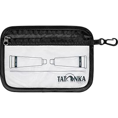 Tatonka Beauty case Zip Flight Bag A6 – Piccolo sacchetto trasparente per trasportare liquidi nel bagaglio a mano dell'aereo – 16 x 12 cm (nero) Tatonka Beauty case Zip Flight Bag A6 – Piccolo sacchetto trasparente per trasportare liquidi nel bagaglio a mano dell'aereo – 16 x 12 cm (nero)