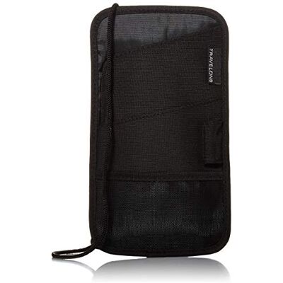 Travelon ID e Boarding pass Holder, Black (Nero) Travelon ID e Boarding pass Holder, Black (Nero)