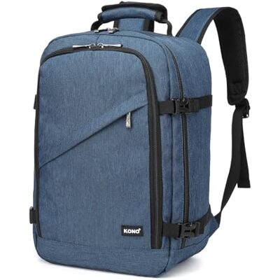 KONO Cabin Bag 40x20x25CM Carry-ons Bag Small Travel Hand Luggage Backpack Waterproof Underseat Cabin Backpack KONO Cabin Bag 40x20x25CM Carry-ons Bag Small Travel Hand Luggage Backpack Waterproof Underseat Cabin Backpack